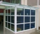 fechamento �rea em alum�nio branco (pintura el�trost�tica)