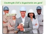 TRABALHAMOS COM VAGAS PARA CONSTRUÇÃO CIVIL E ENGENHARIAS EM GERAL