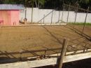 iniciando a obra- gabarito de obra